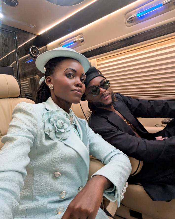 Lupita Nyong'o Met Gala selfie.