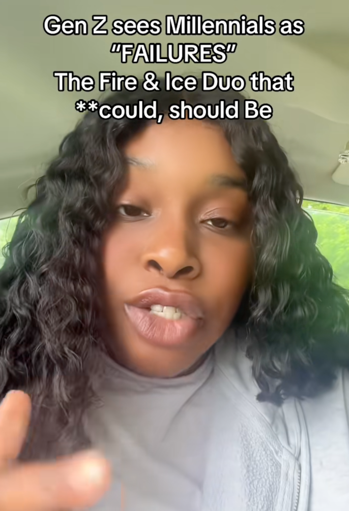 @officialchinez/TikTok Gen Z sees Millennials as "FAILURES" The Fire & Ice Duo that **could, should Be