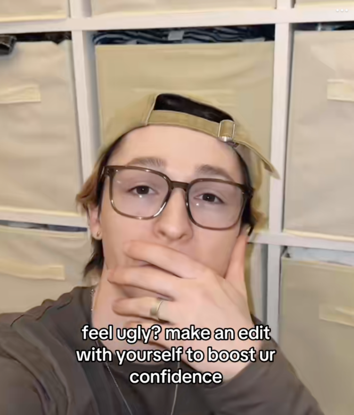 @kirkiimad/TikTok, feel ugly? make an edit with yourself to boost ur confidence