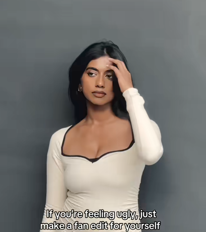 @twinklestanly/TikTok, If you're feeling ugly just make a fan edit for yourself