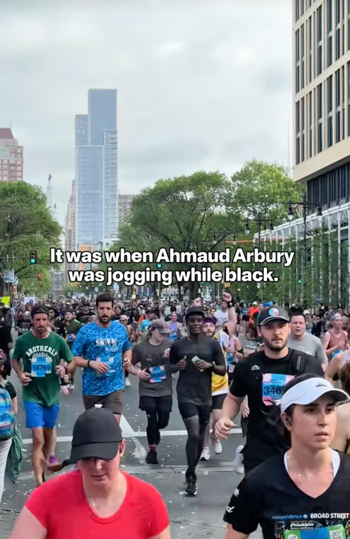 @kellenrunsphilly it was when Ahmaud Arbury was jogging while black