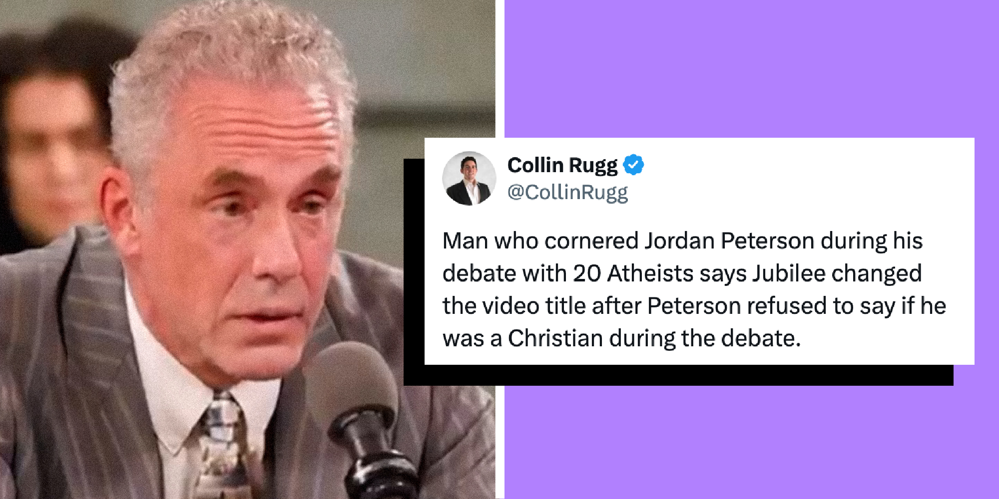 Jubilee Debate Video Forced To Rebrand To Jordan Peterson Vs 20