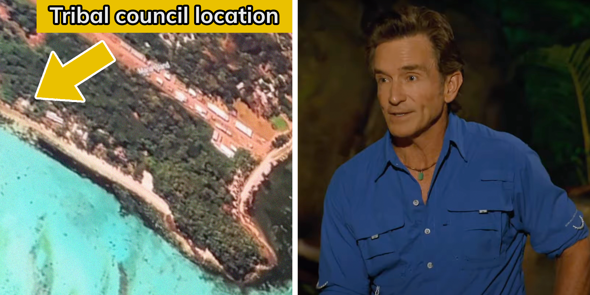 survivor location from google maps