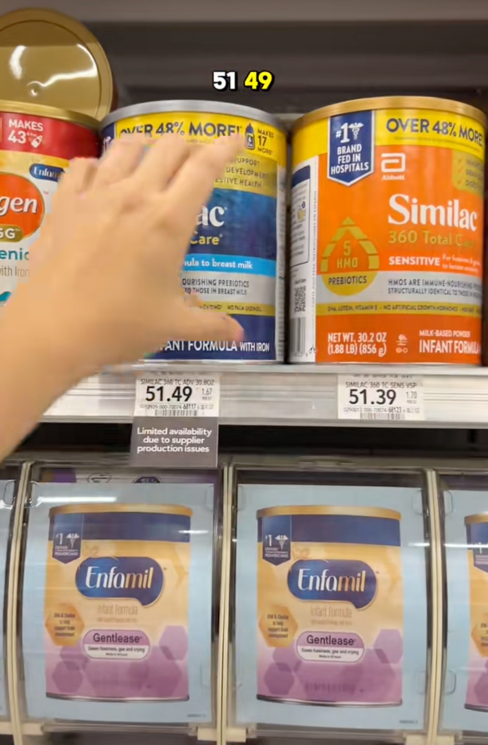 @quenchyouradventure/TikTok baby formula price $51.49