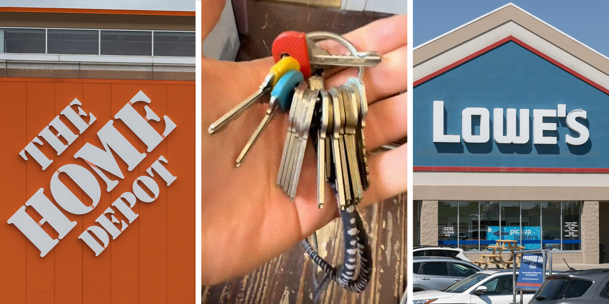 home inspectors tip about keys from home depot and lowes