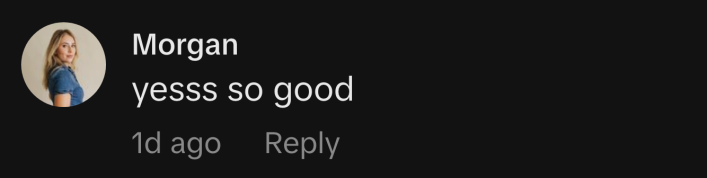 “Yesss so good,” agreed @morganpaigewalker.