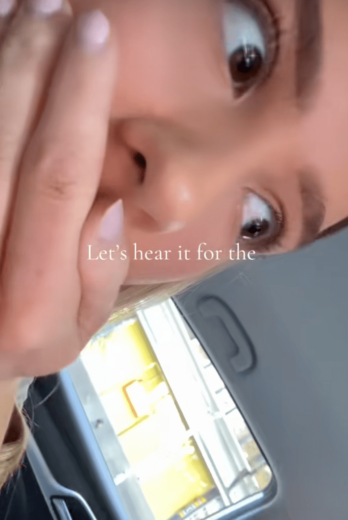 @graciejade777/TikTok shocked woman with on screen text “Let’s hear it for the MAN OF THE YEAR!!!!!! 😍😍😍.”