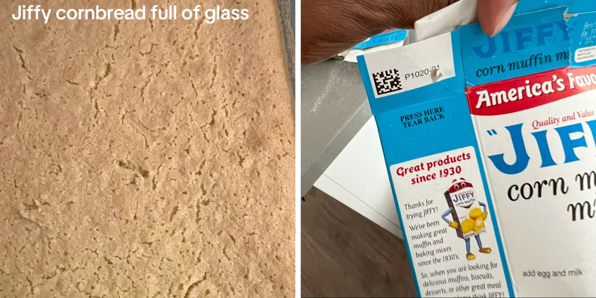 jiffy cornbread glass