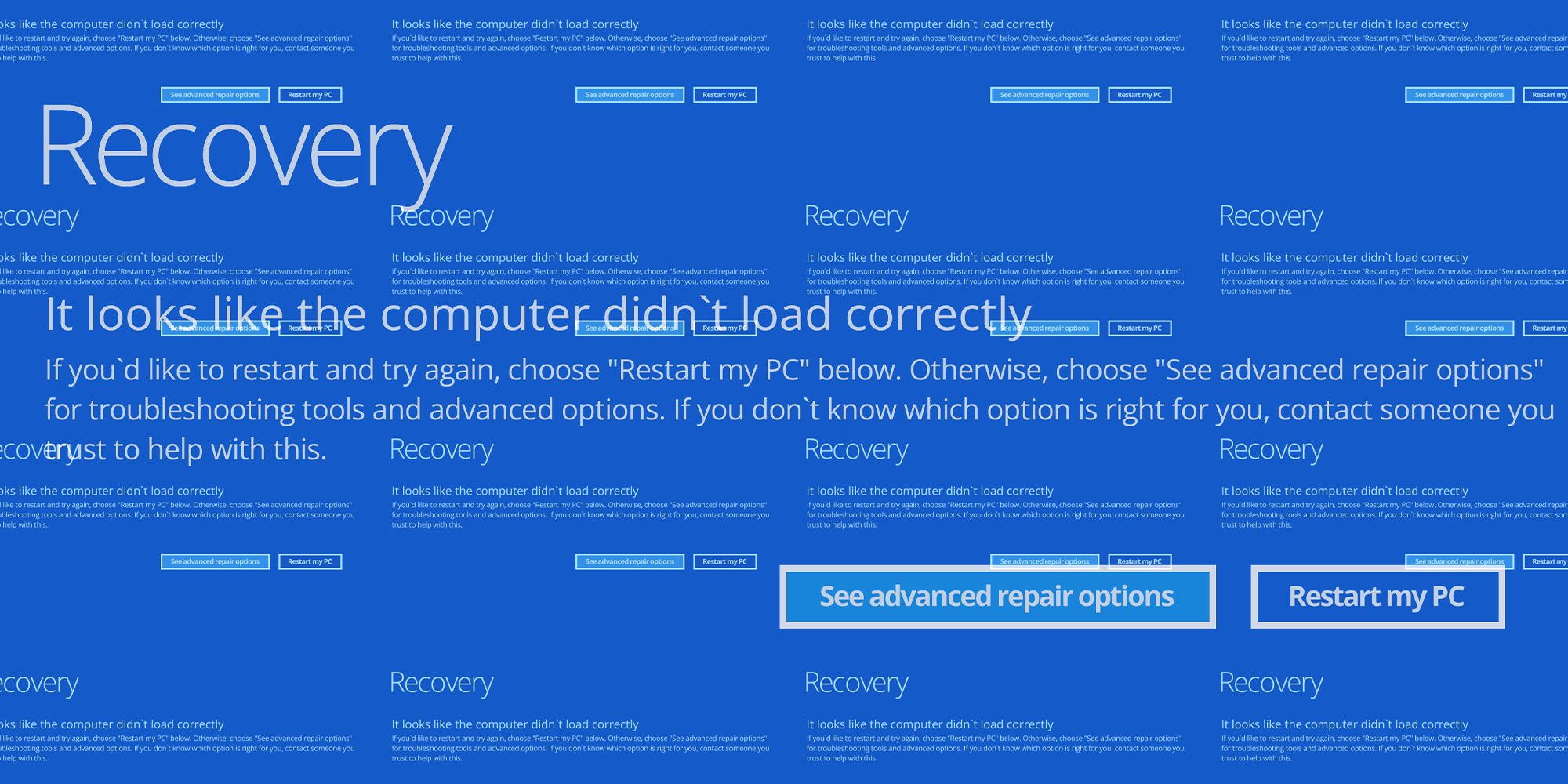 microsoft blue screen of death
