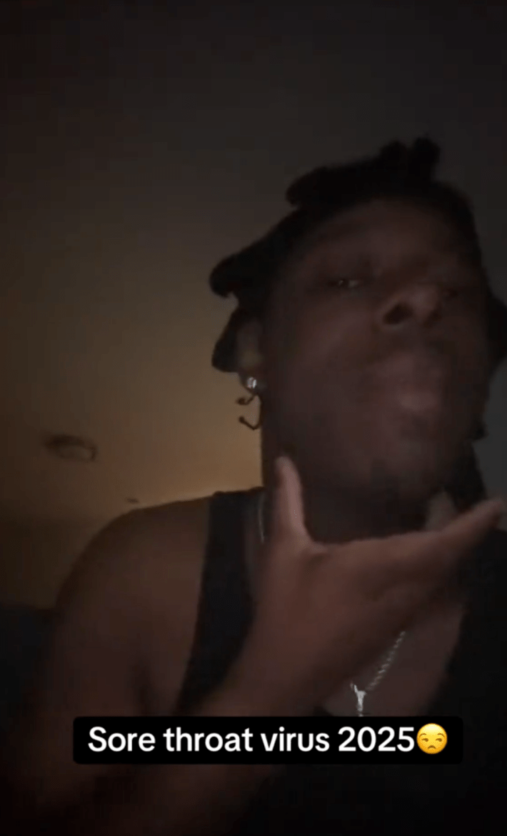 Sore throat virus 2025
