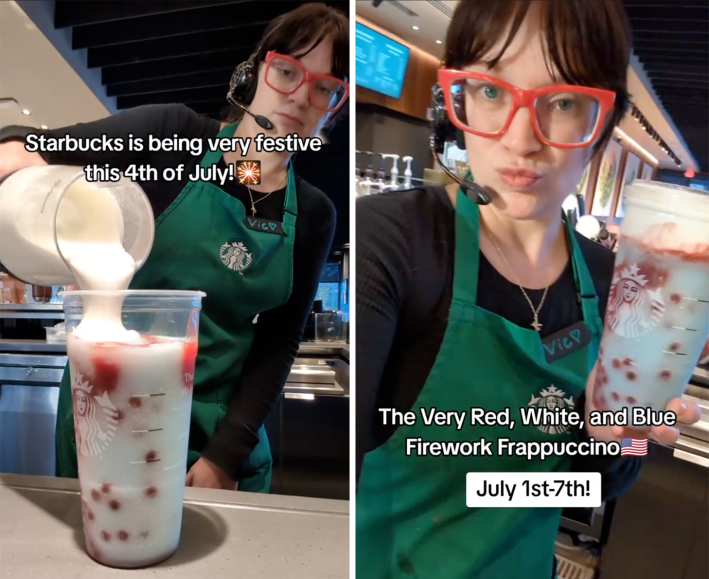 Firework Frappuccino