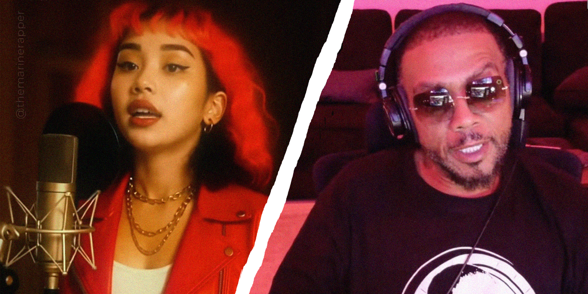 Timbaland's AI artist signed to his label, named Tata. Timbaland on a livestream.