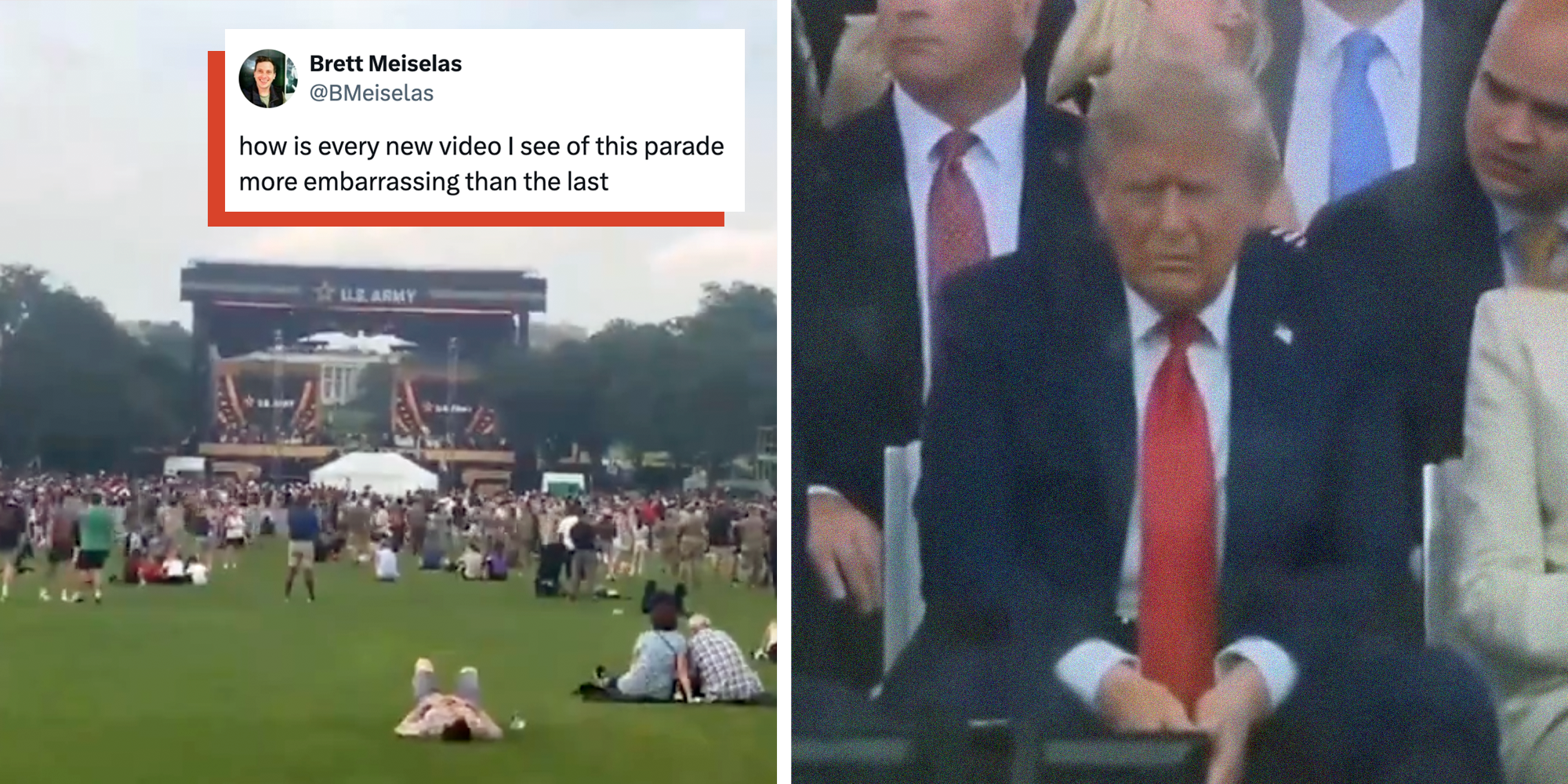 trump birthday parade