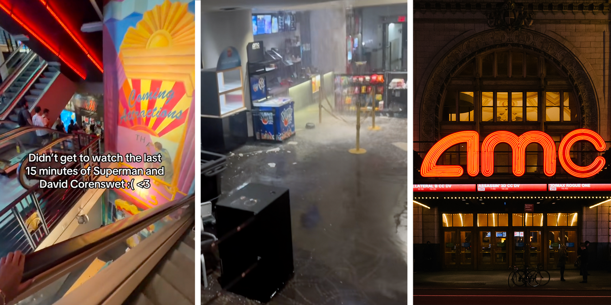 amc theaters flooded