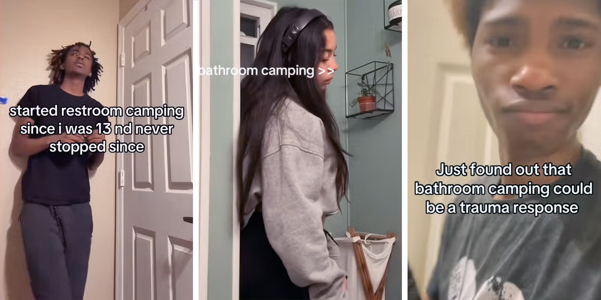 bathroom camping