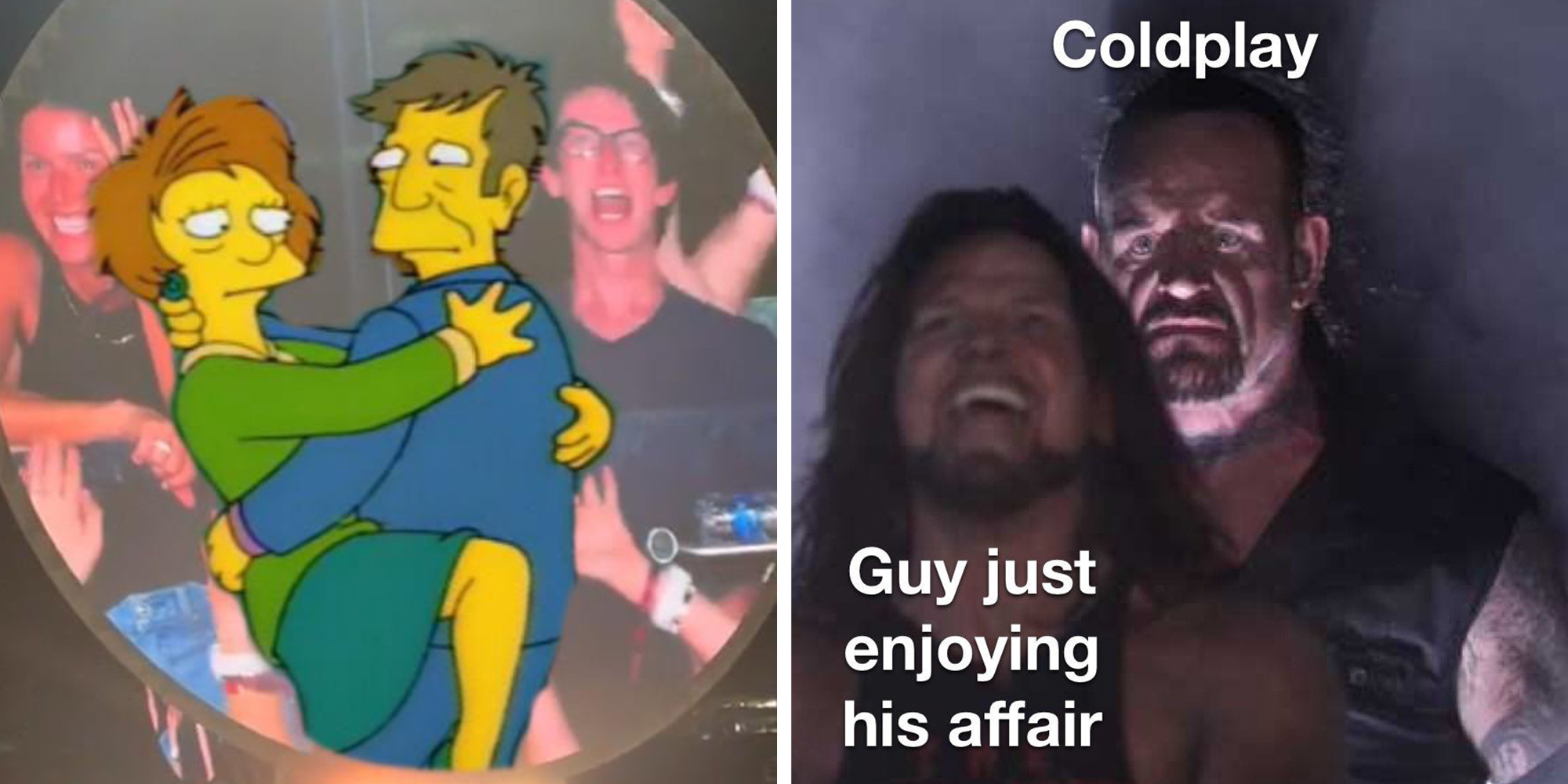 coldplay couple affair memes