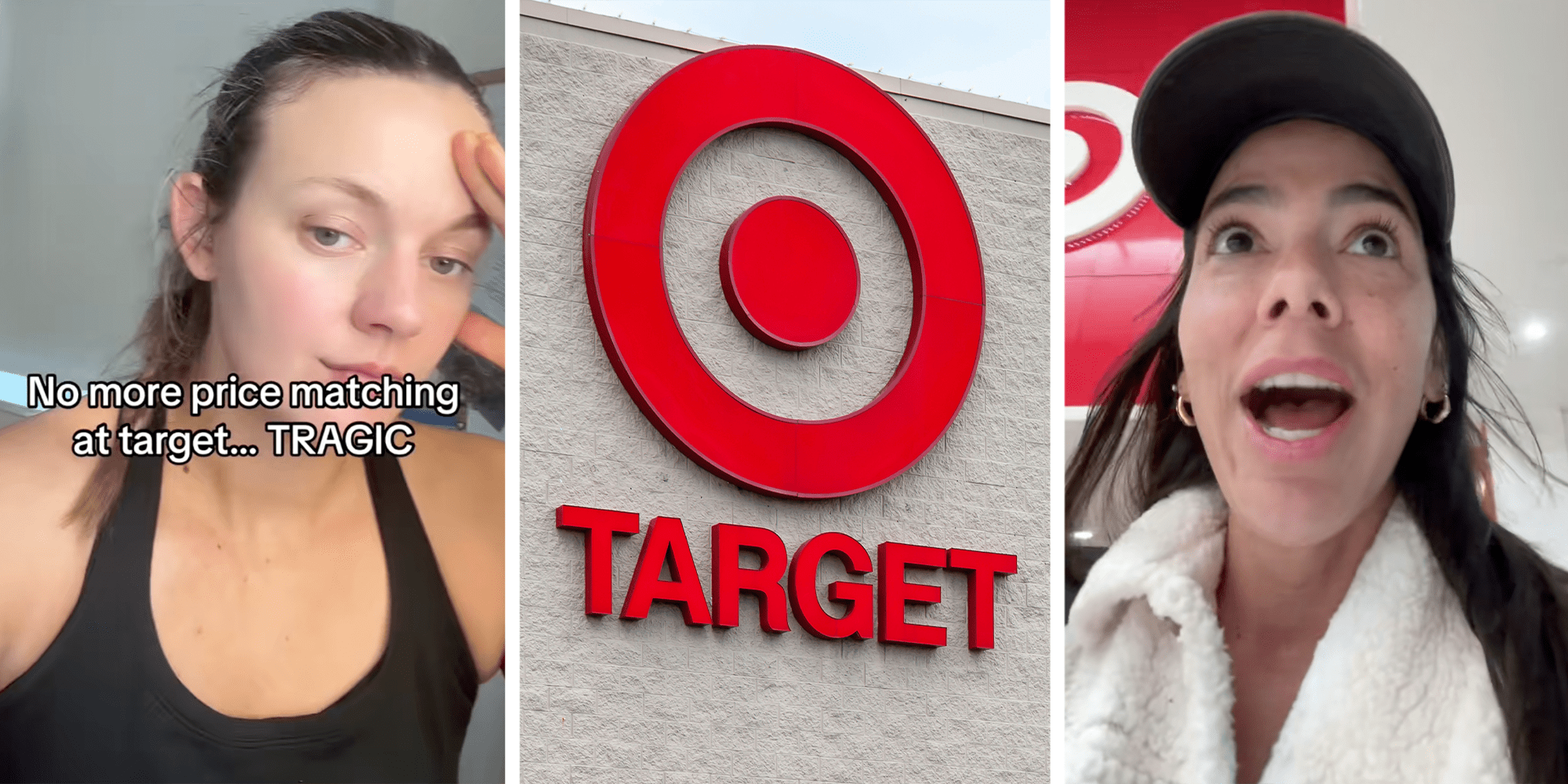 customers finding out target price matching discontinued