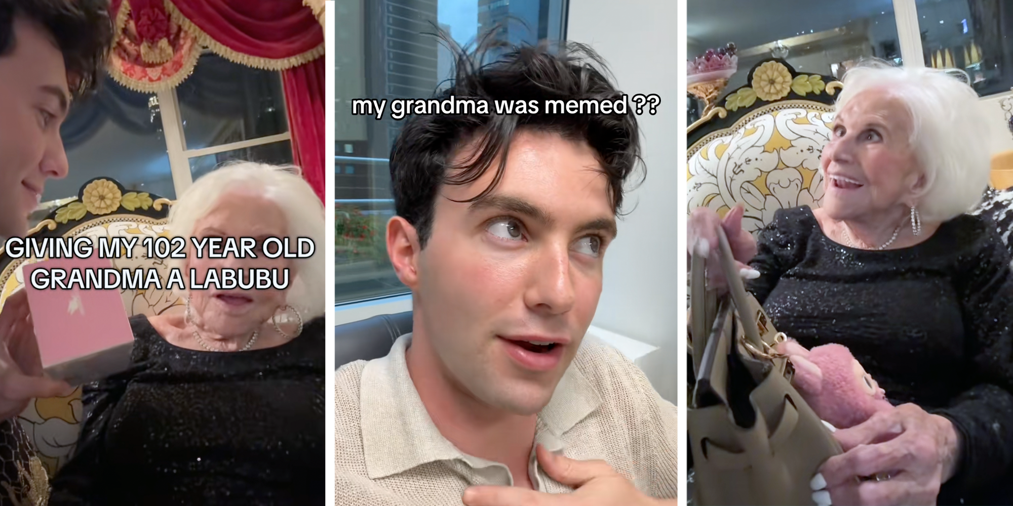 labubu grandma memed