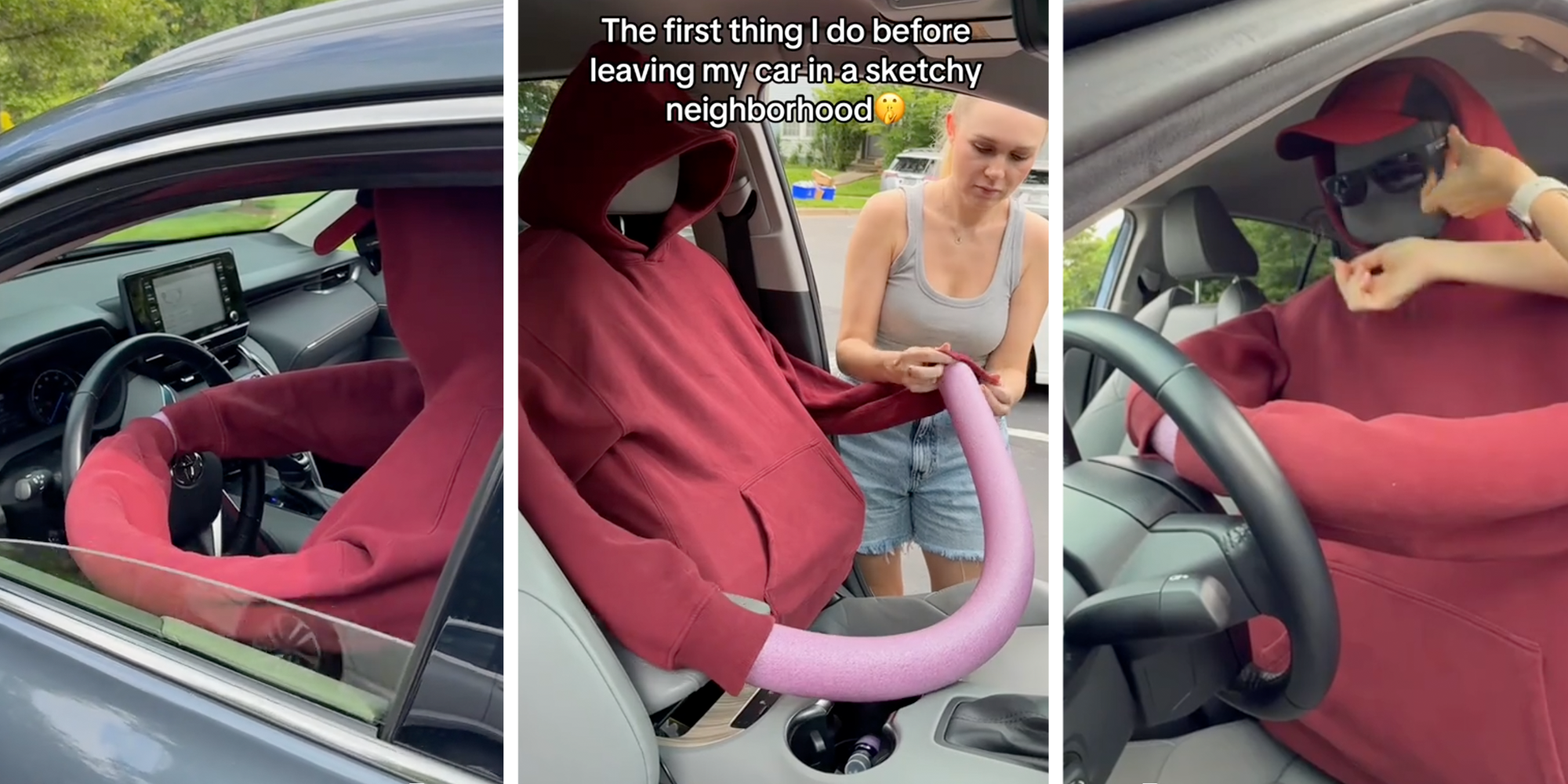 leaving car in a sketchy neighborhood