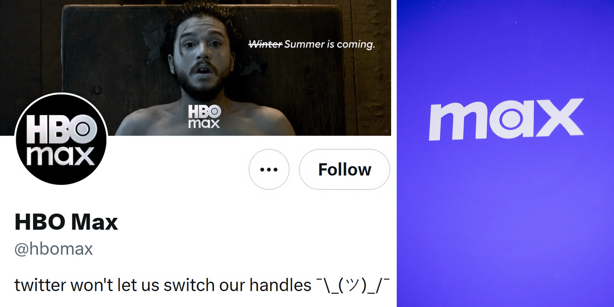 max has issues changing name back to hbo max on x
