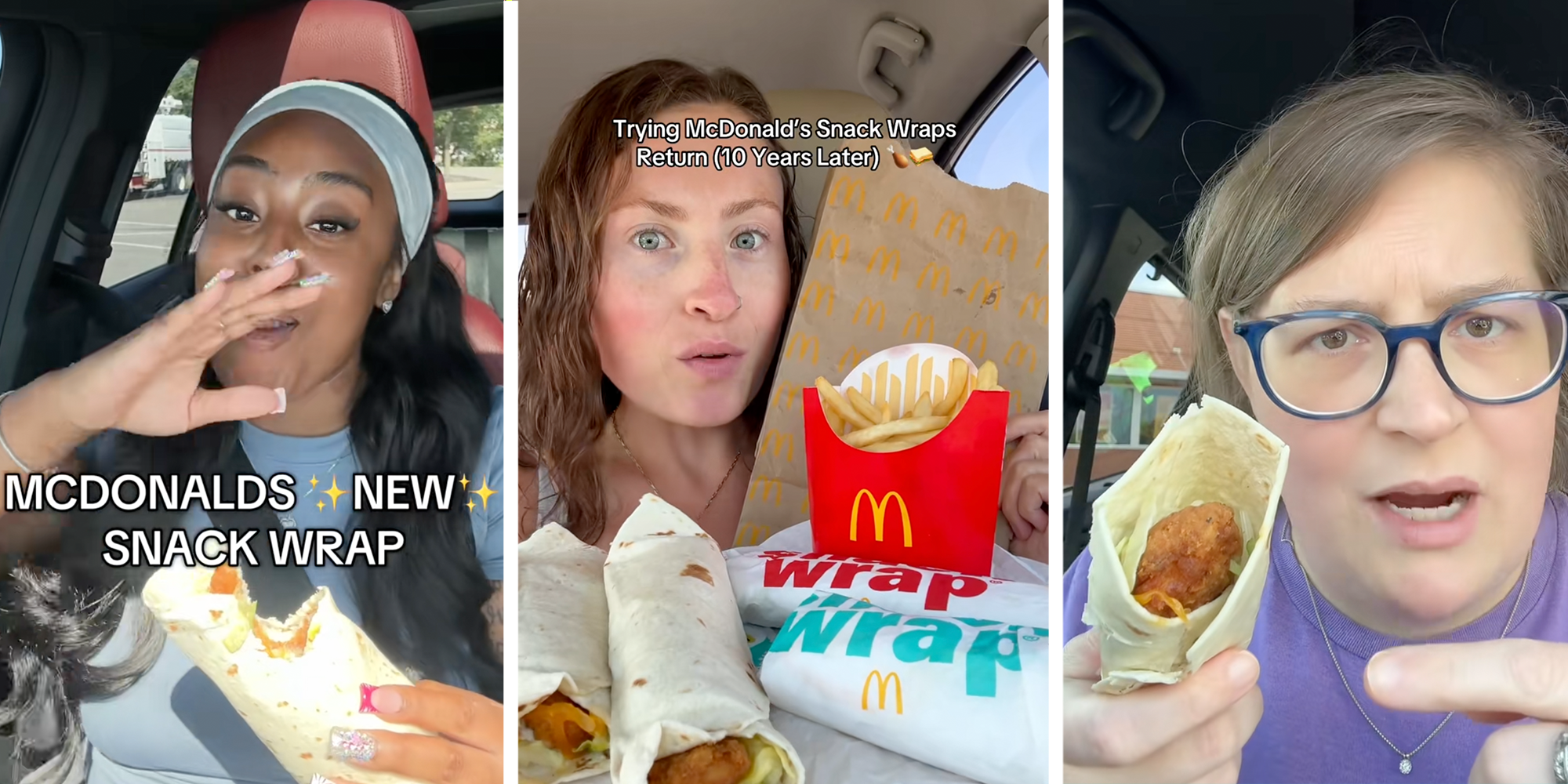 mcdonalds snack wrap reviews