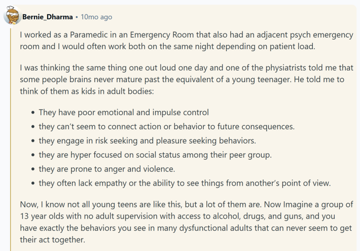 Redditor explaining the psychological reasoning behind men with loud cars.