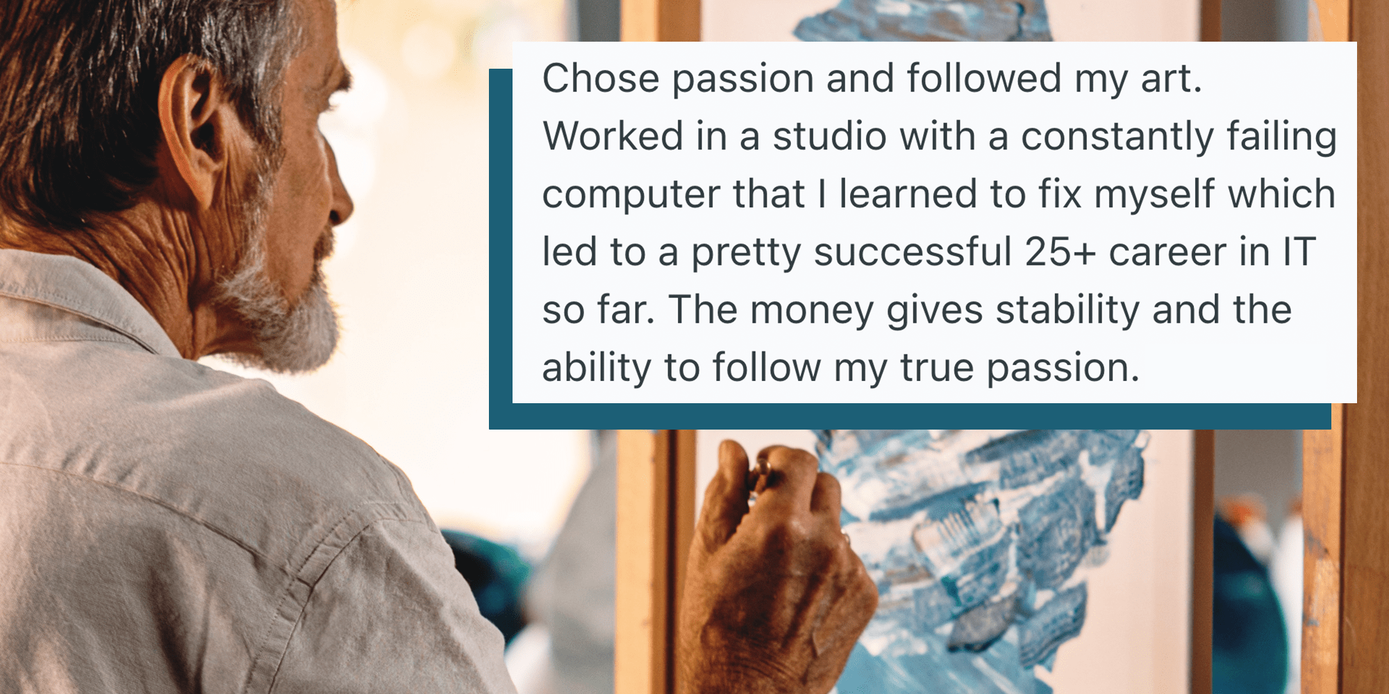 money vs passion debate 10 years later