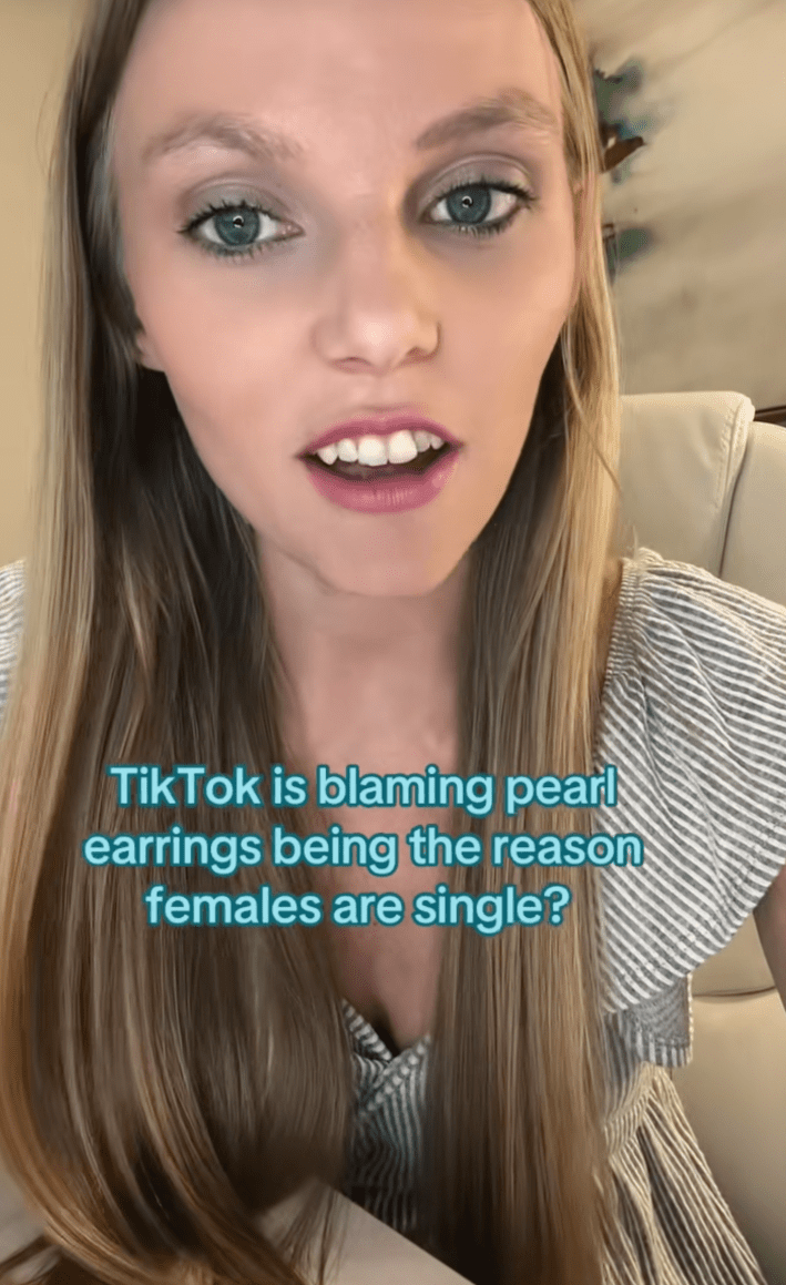 TikTok is blaming pearl earrings being the reason females are single?