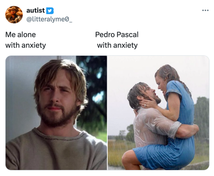 What are all those Pedro Pascal anxiety memes about?