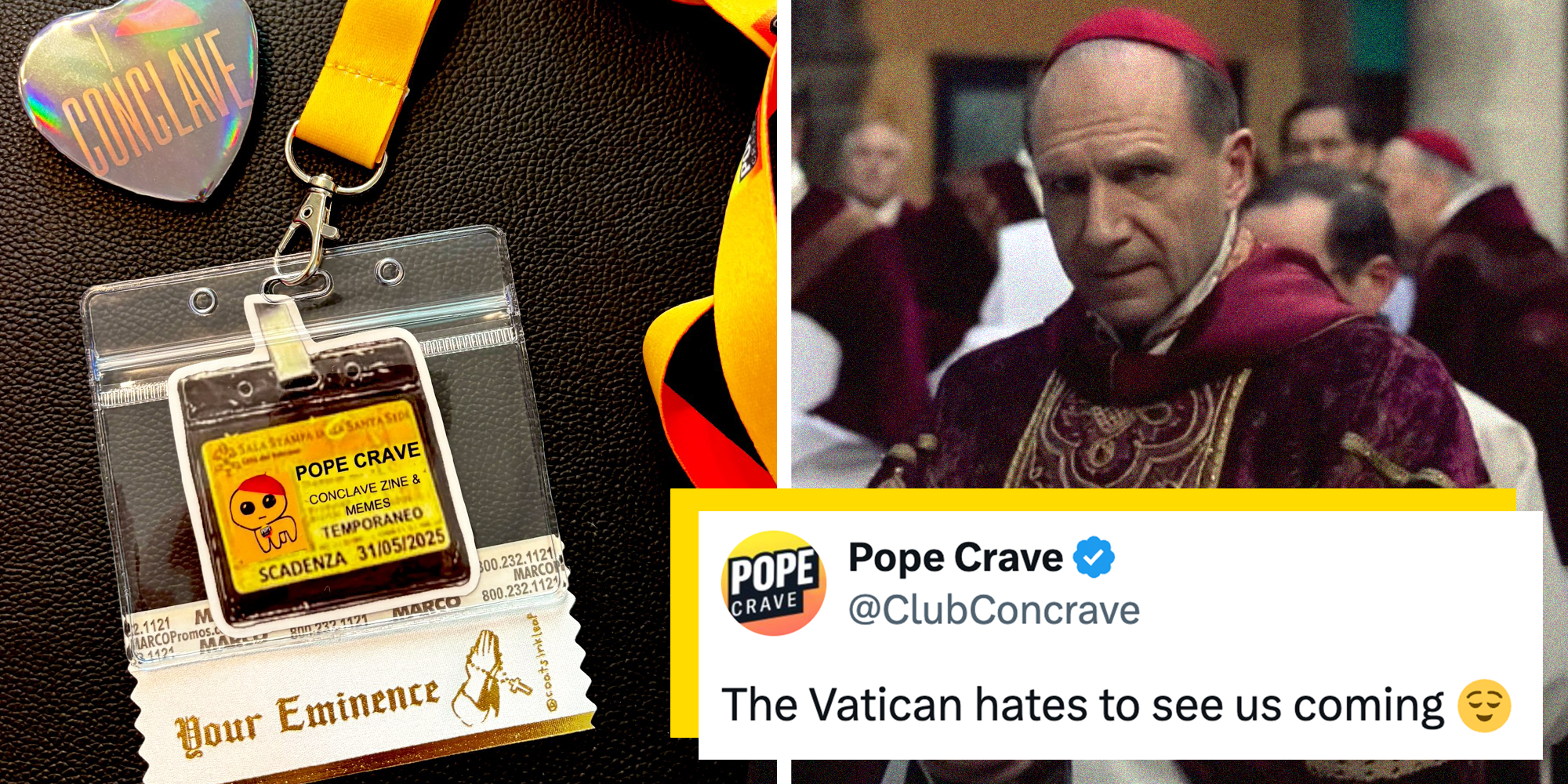 pope crave vatican credentials