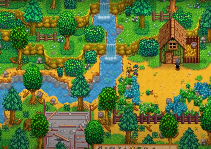 Screenshot of a Stardew Valley game.