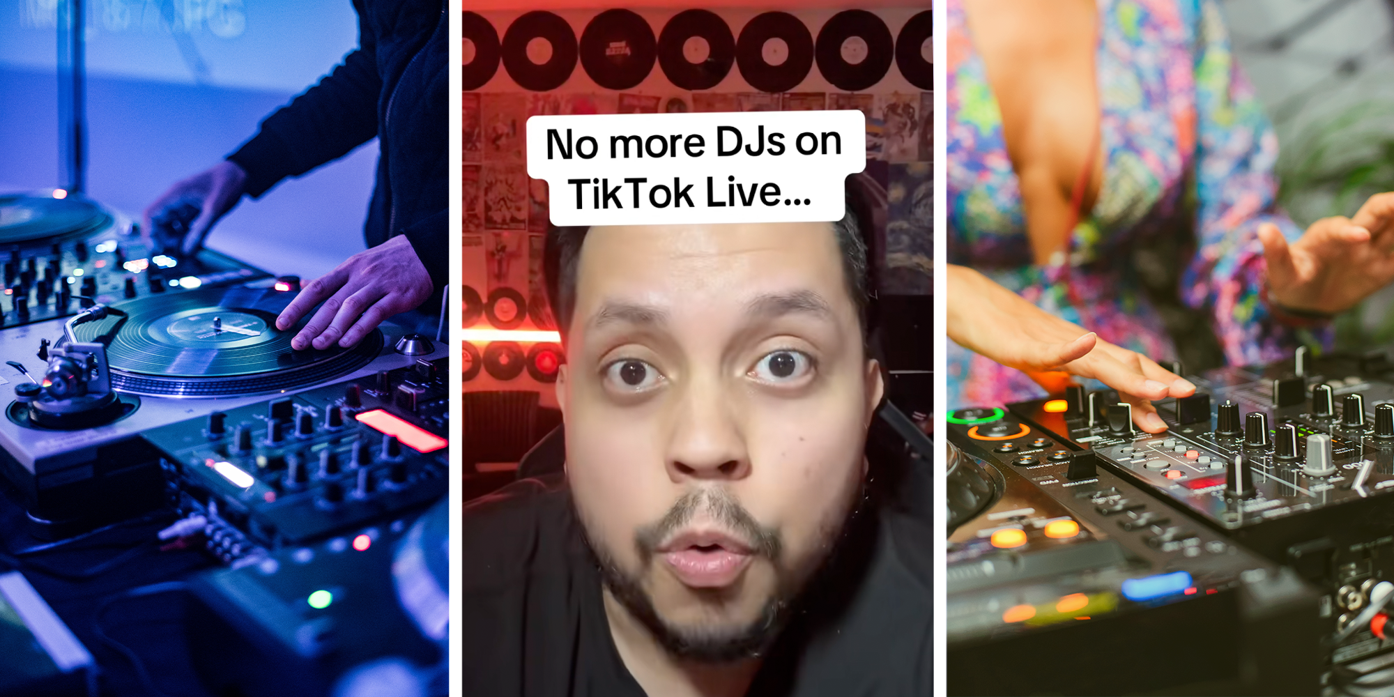 tiktok live djs flee app
