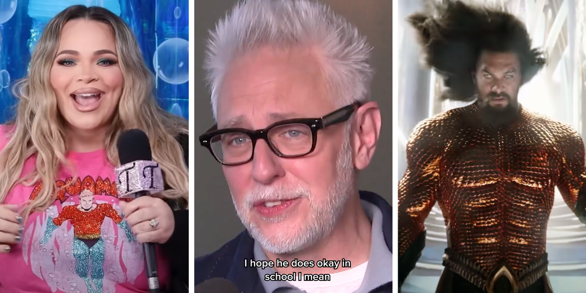 trisha paytas james gunn aquaman response