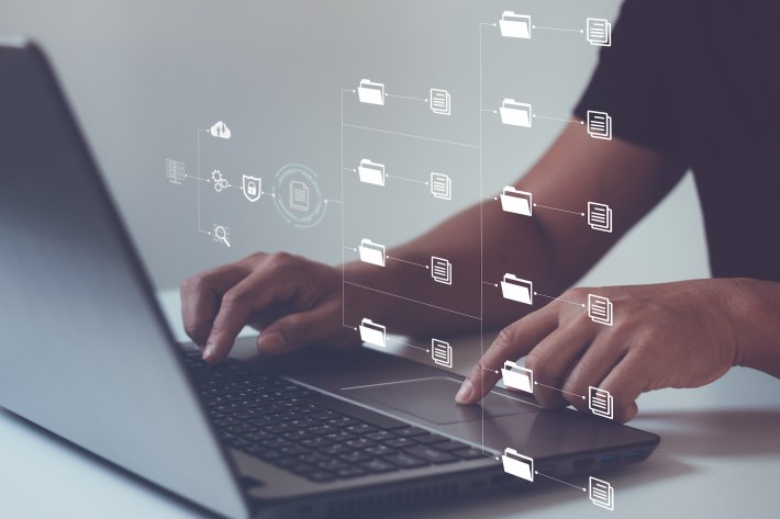 Digital system for transferring documents