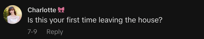 “Is this your first time leaving the house?” wrote @mini.mico.