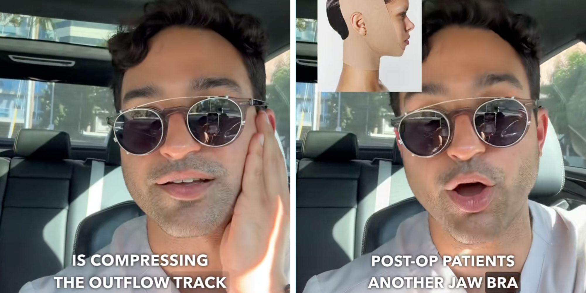 jaw bra kim kardashian face mask facial