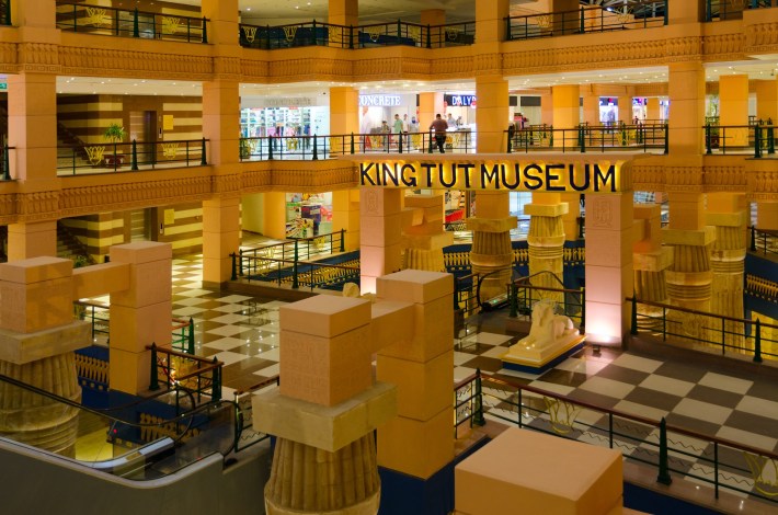 King Tut Museum at major shopping center Genena city in Naama Bay, Sharm El Sheikh, Egyp