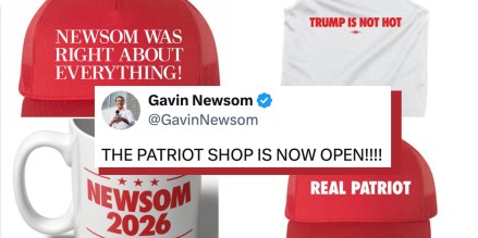 Gavin Newsom launches parody 'Patriot' merch shop mocking Trump