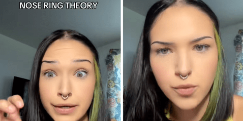 What is the "nose ring theory"? TikTok creator reclaims septum piercing