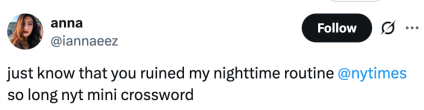 NYT puts Mini Crossword behind paywall, fans revolt