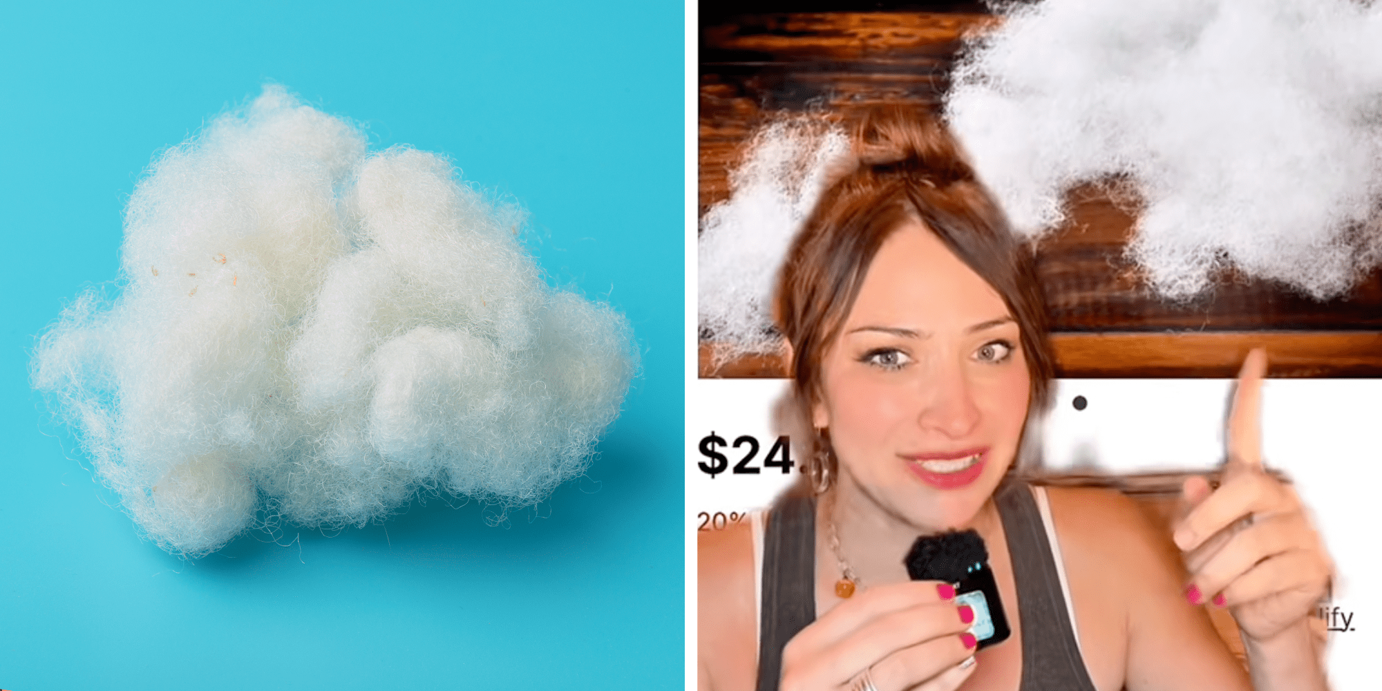 polyester fill tiktok