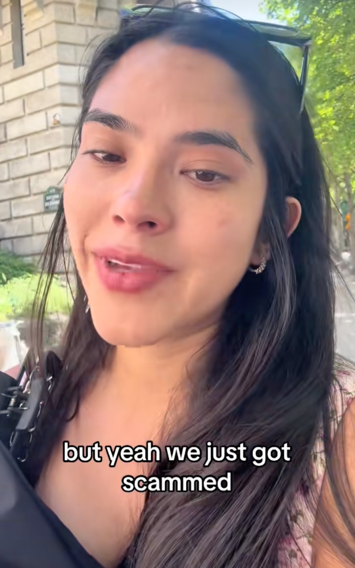 @nathaliaduques/TikTok "but yeah we just got scammed."