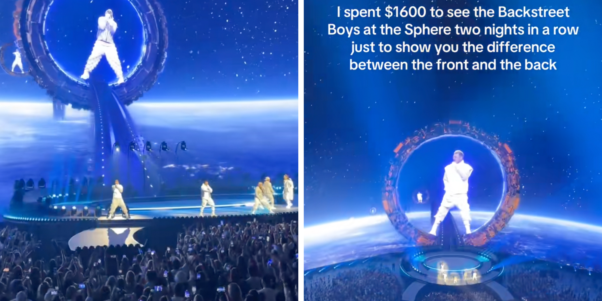 A Fan's POV From The Top vs. Bottom Seats at The Sphere