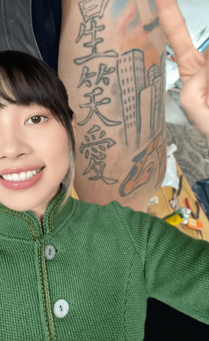 @jessiez888/TikTok translating chinese tattoos on westerners.