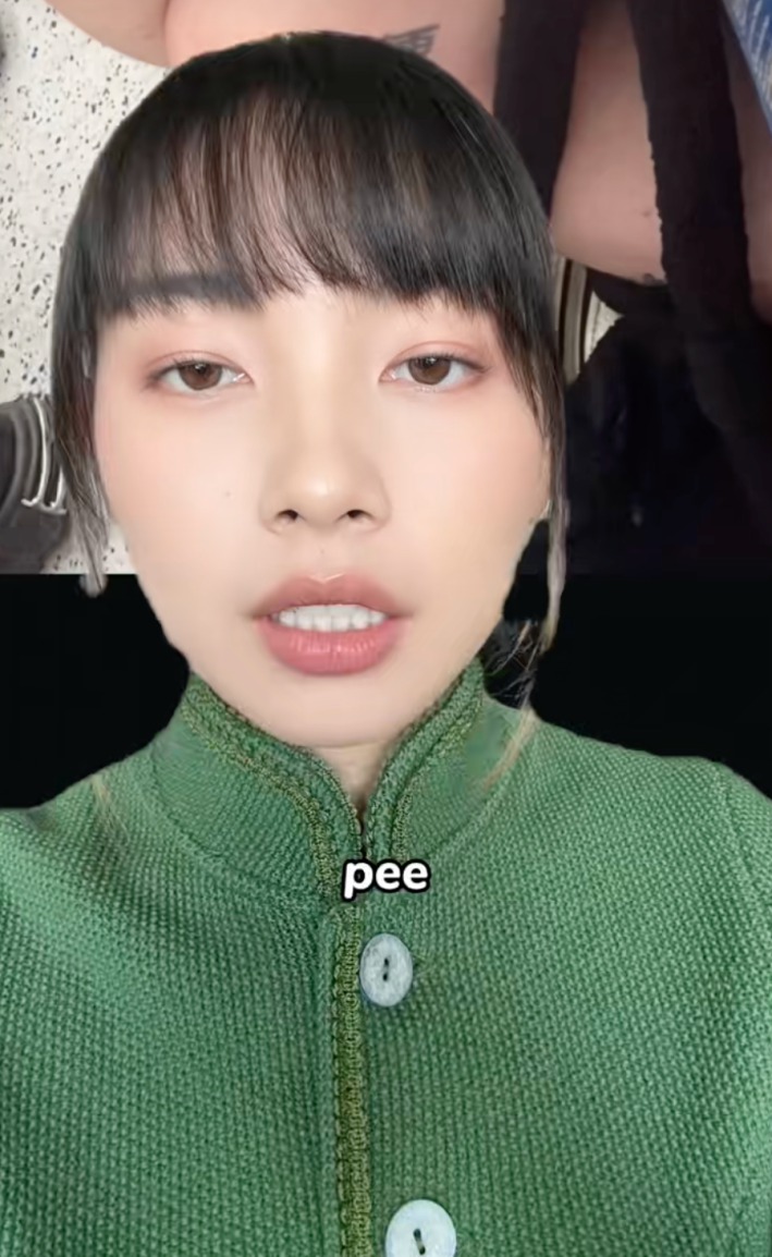 @jessiez888/TikTok translating chinese tattoos on westerners. "pee"
