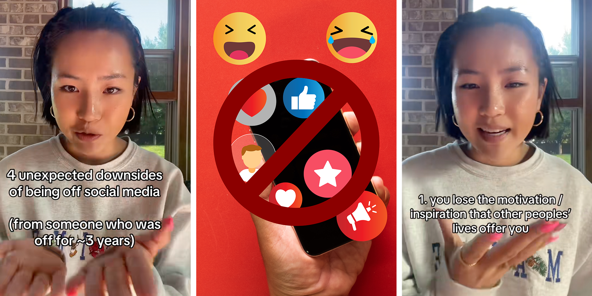 down sides of being off social media