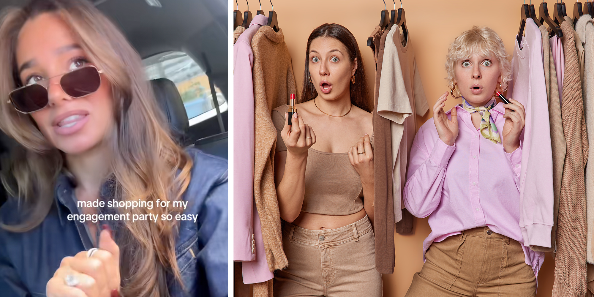 influencer dresses engagement party list