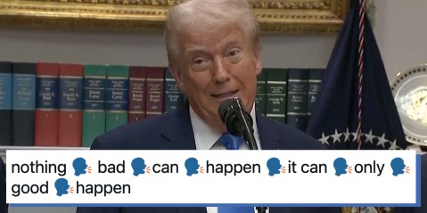 "It can only good happen": Trump's latest word salad becomes an instant