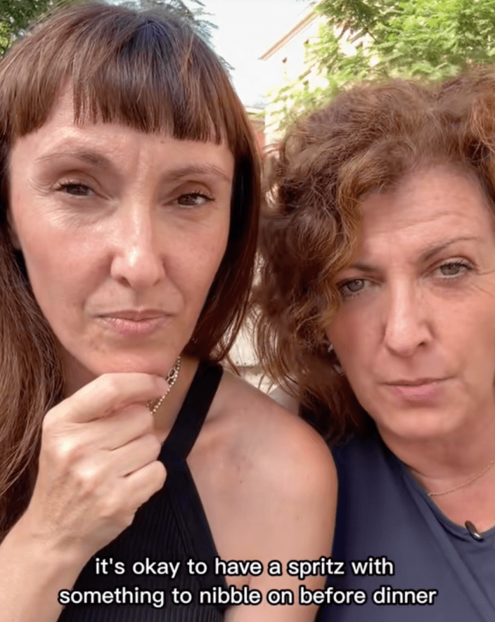 @localaromas/TikTok "its okay to have a spritz with something nibble on before dinner."