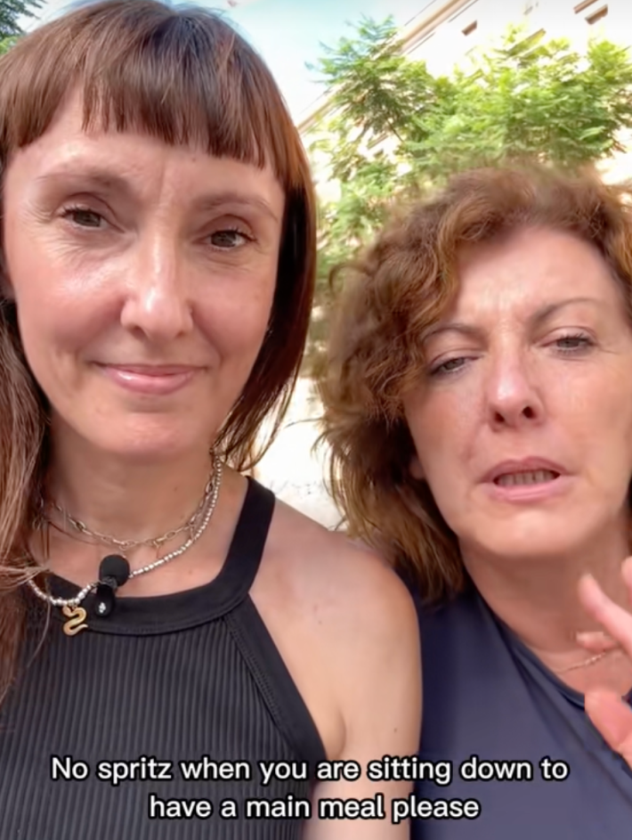 @localaromas/TikTok "no spritz when you are sitting down to have a main meal please."